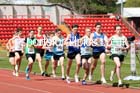 Mens under-17s 3000 metres, North Eastern Champs, Gateshead Stadium. Photo: David T. Hewitson/Sports for All Pics